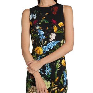 ALICE + OLIVIA  Wynell Floral Sleeveless Sheath Minidress - SIZE 4